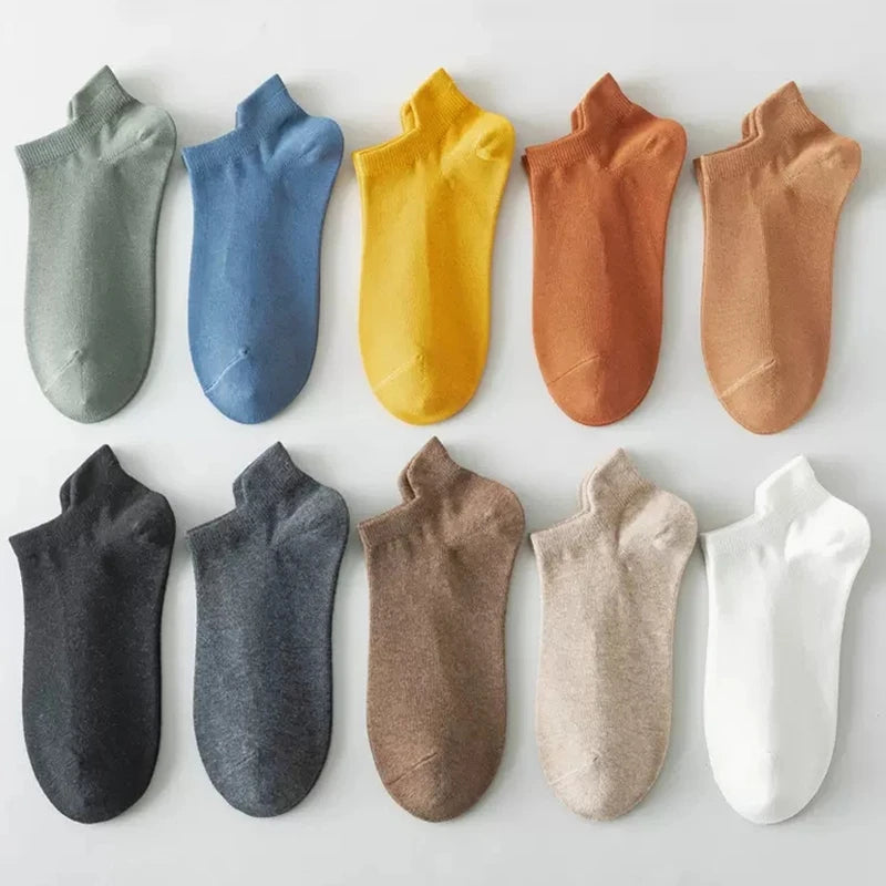5Pairs Atmungsaktive Baumwolle Sport Strümpfe Männer Bambus Faser Herbst und Winter Männer Socken Schweiß Absorption Deodorant Business Sox