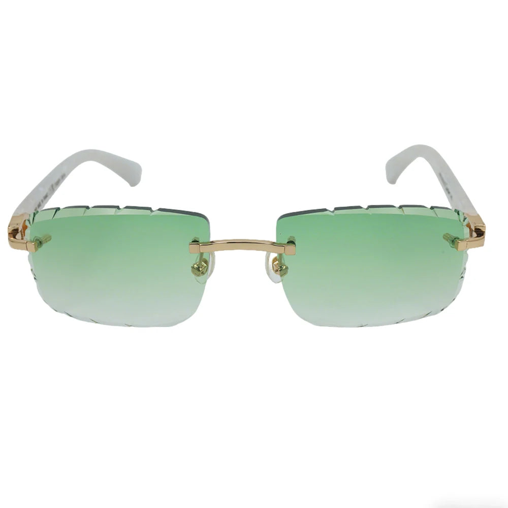 Sonnenbrille mit schlanken Metallrahmen: UV400-Schutz, trendiges Design für den täglichen und draußenbereich, schlanke Metall-Sonnenbrille