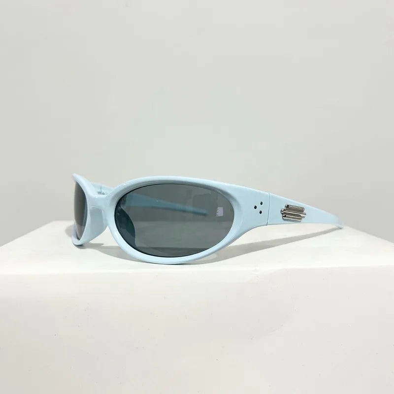 Koreanische radfahren blaue sonnenbrille frauen ins street shot sonnenschutz brille staub dichte wind dichte reit brille uv400 sonnenbrille männer