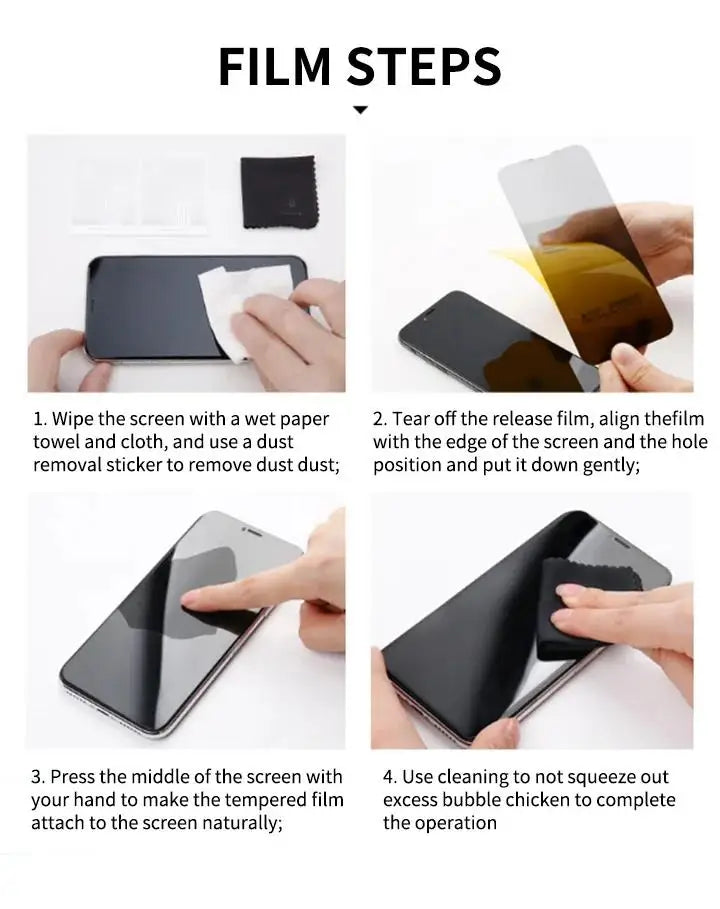 3er-Set Anti-Spionage-Glas für iPhone 17 16 15 14 13 12 11 Pro Max Sichtschutz-Displayschutzfolie für iPhone 13 Mini 14 Plus 14 Pro Glas 15 16e