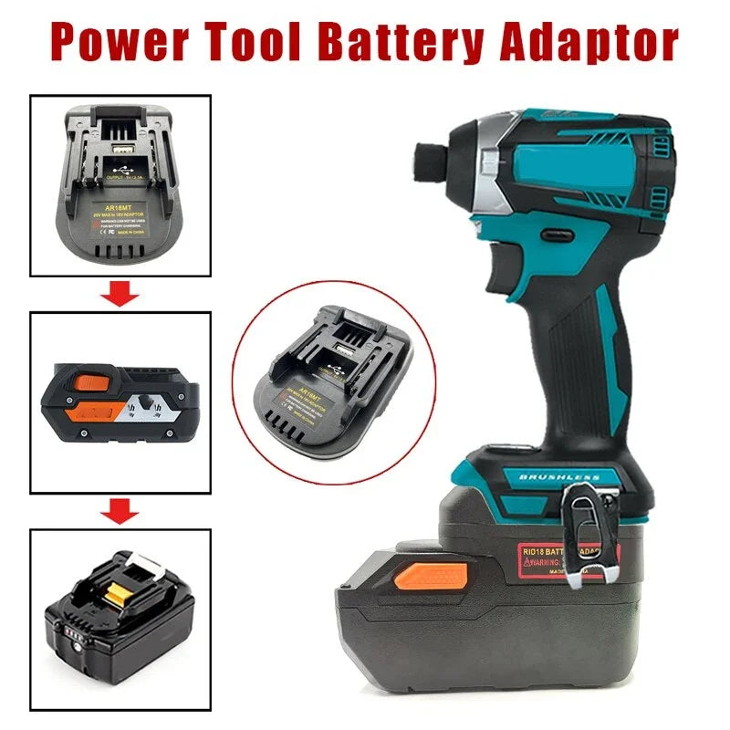 Batterie-Adapter-Konverter für Makita zu für RIDGID AEG, für Ridgid/AEG zu für Makita, für Ridgid/AEG zu für Milwaukee Power Tool