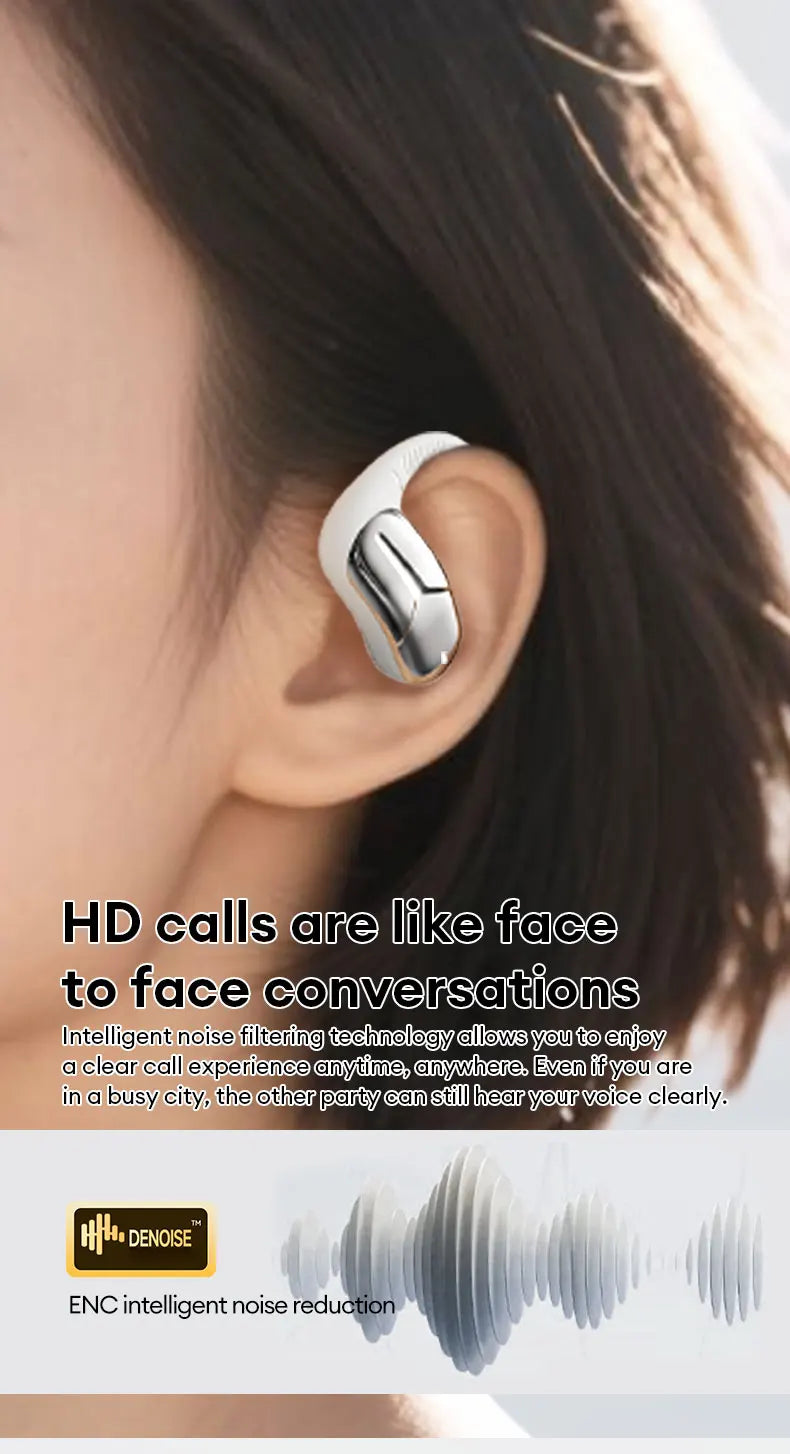 Neue Lenovo AC101 OWS Bluetooth 6.0 Kopfhörer ENC Geräuschunterdrückung Kabellose Ohrhörer Lange Akkulaufzeit Surround Sound Sport-Ohrhörer