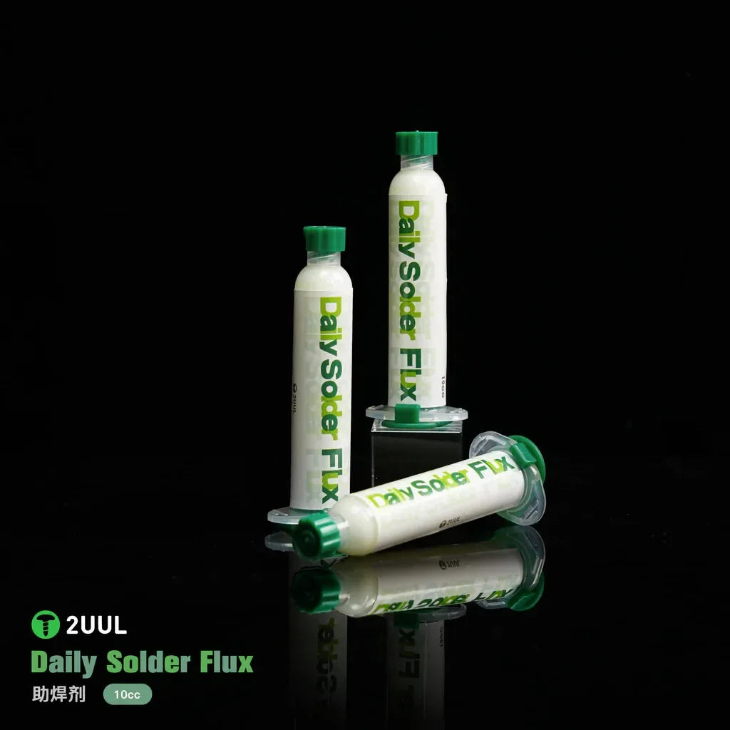 2UUL SC14 Daily Solder Flux 10cc schnell aushärtender, hochtemperaturbeständiger Flussmittel für die Montage von Telefon, Laptops und Elektronik, PCB-Reparaturen