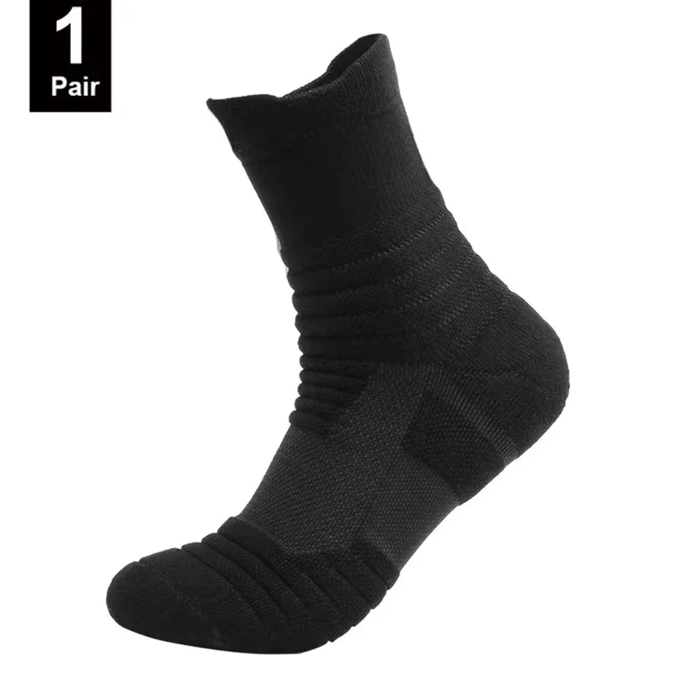 1/3 Pairs Anti-slip Fußball Socken Männer Baumwolle Socke Kurze Lange Röhre Fußball Basketball Sport Socken Atmungsaktive Deodorous socke 39-45