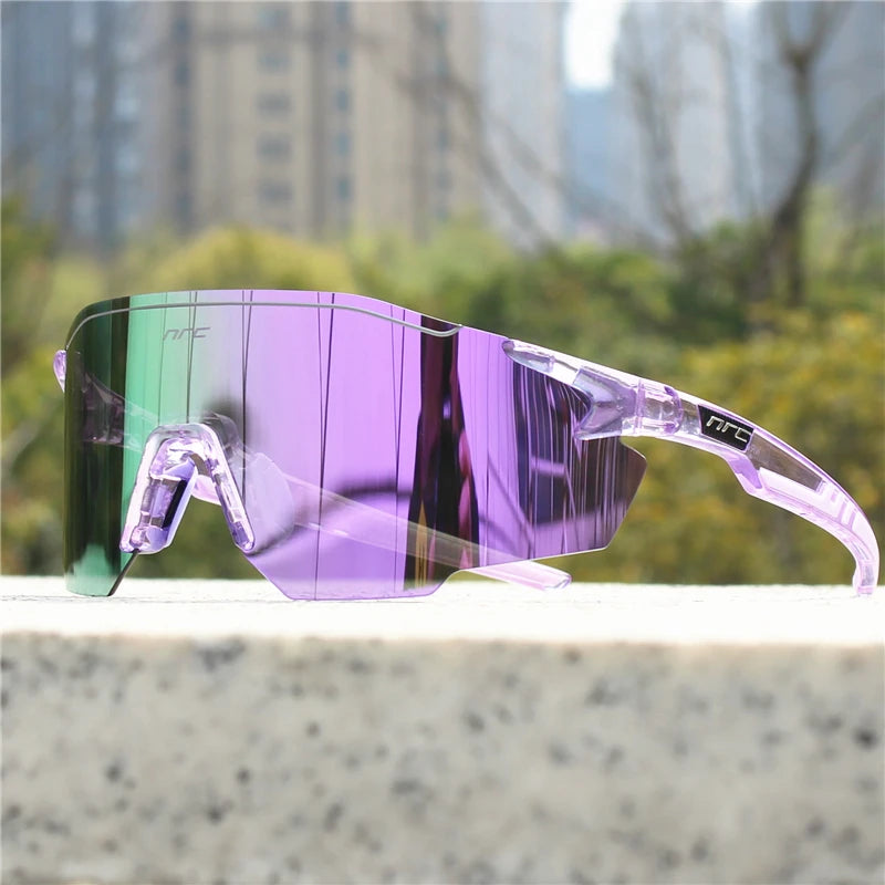 NRC Radfahren Sonnenbrille 1 objektiv UV400 TR90 Sport Fahrrad Brille MTB Mountainbike Angeln Wandern Reiten Brillen für Männer Frauen