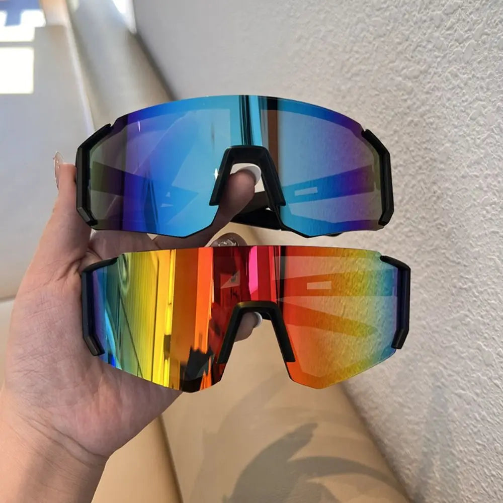 UV Sandproof Radfahren Sonnenbrille Klare Anti Strahlung Objektiv Outdoor Sport Brille Schutz Übergroße Winddichte Gläser
