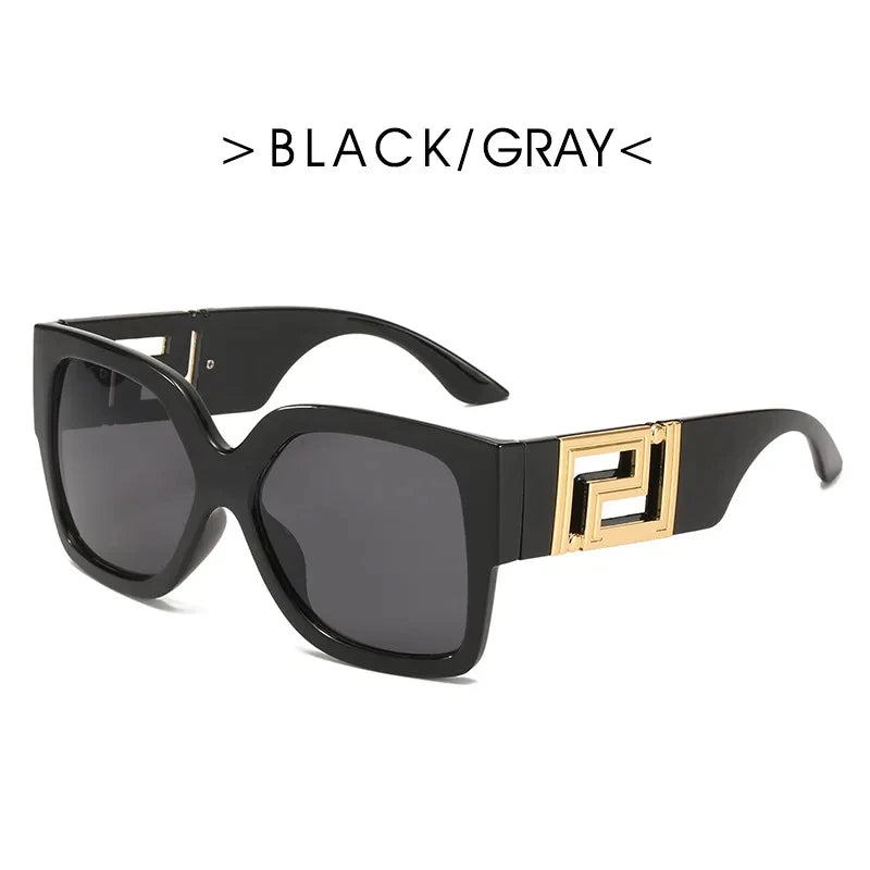 Sonnenbrille Männer Frauen Vintage Oversize Trendy Quadrat Gradient Shades Sonnenbrille 2023 Luxus Marke Design Mode UV400 Brillen