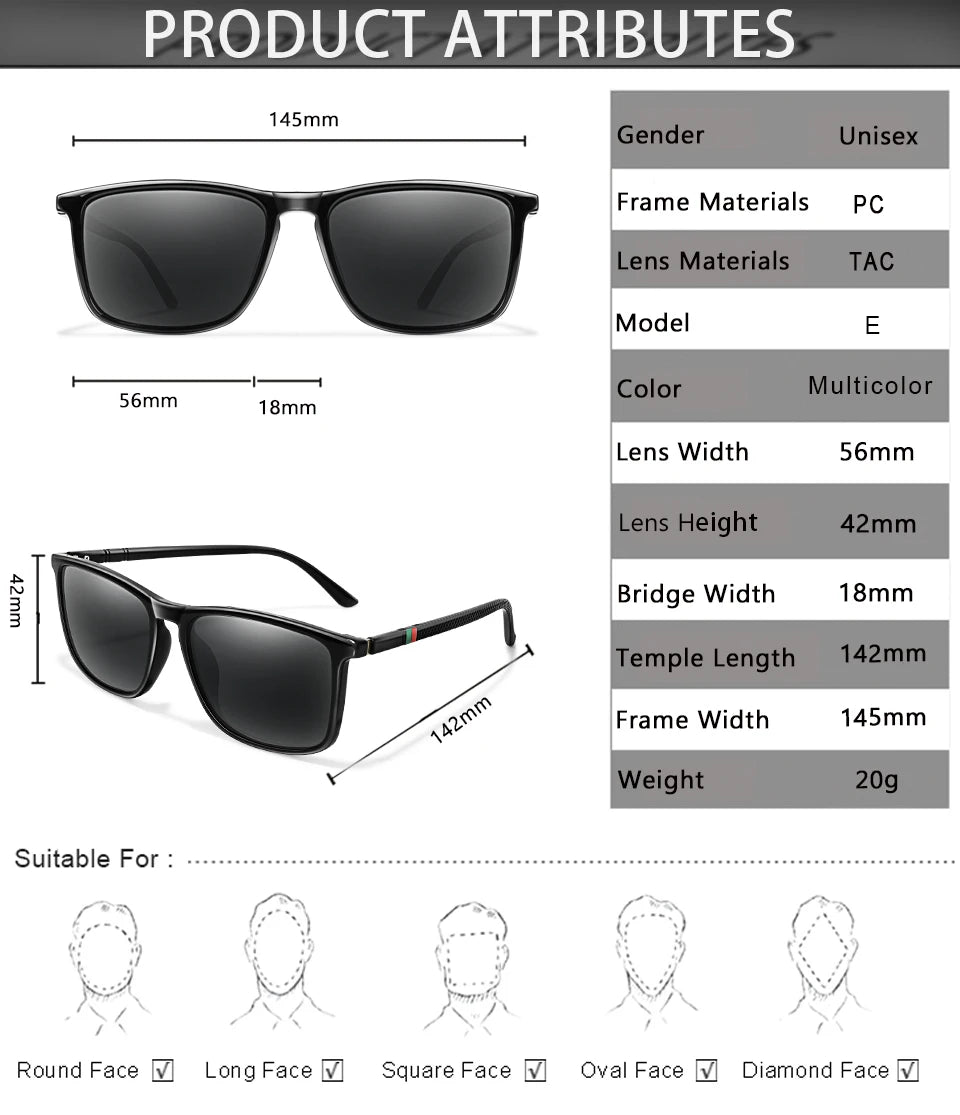 Luxus Platz Vintage Polarisierte Radfahren Sonnenbrille Männer Frauen Mode Reise Fahren Angeln Sonnenbrille Männliche Brillen UV400