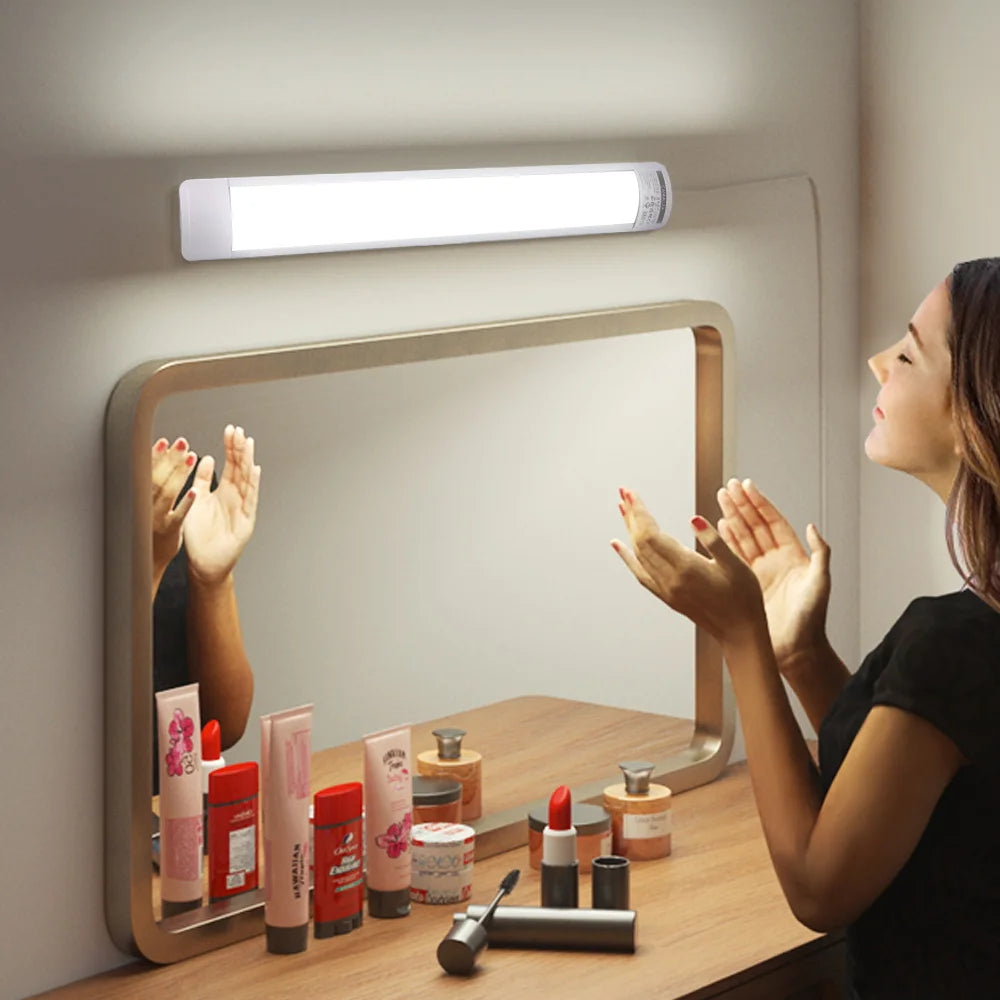 Fernbedienung LED Schrank Lampen Dimmbare Küche Schrank Lampe LED Anschließbare Rohr Licht Bar Für Home Schlafzimmer Kleiderschrank Beleuchtung