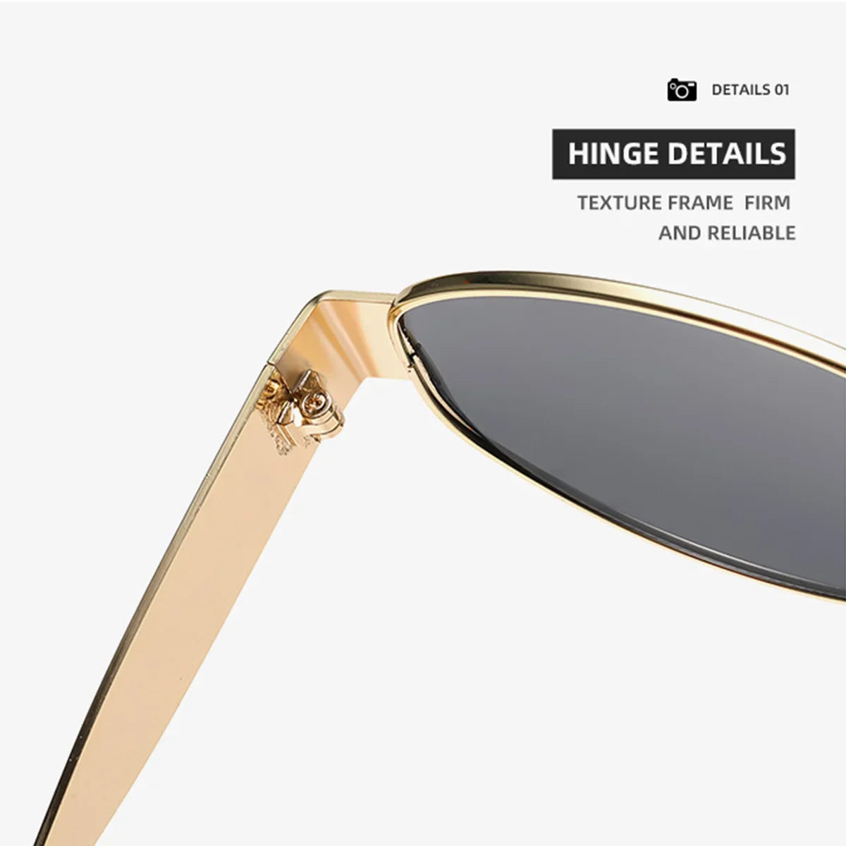 Luxuriöse Unisex-Sonnenbrille aus Metall, ovale Form, modisch, UV400-Schutz, elegante Farbtöne für Damen und Herren