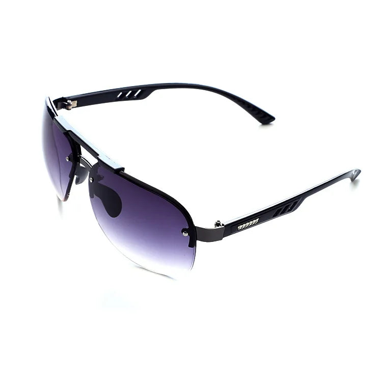 2025 neue Sonnenbrille UV 400 Vintage Punk Randlose Rechteck Männer Mode Gläser Trendy Kleine Rahmen Sonnenbrille Rahmenlose Brillen