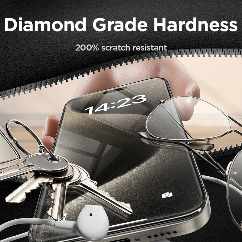 Joyroom 1/2/3 Stück HD-Glas für iPhone 17 16 15 14 13 12 Pro Max Displayschutzfolie für iPhone 17 16 Pro Max Glas gehärtetes Glas