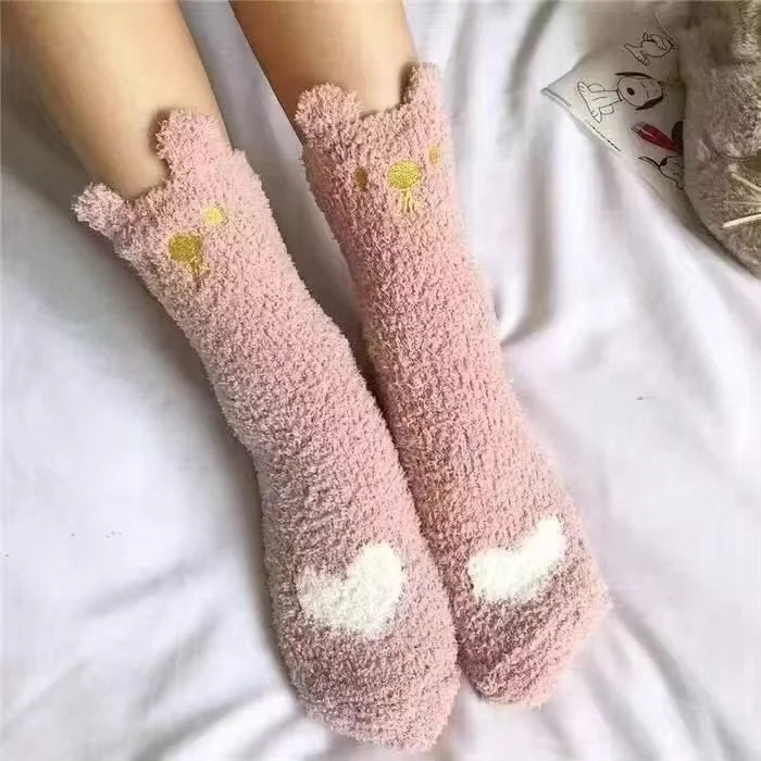 10 Paar Damen-Socken mit Cartoon-Muster, trendige und modische, vielseitige Socken, leichte, atmungsaktive, bequeme Freizeitsocken