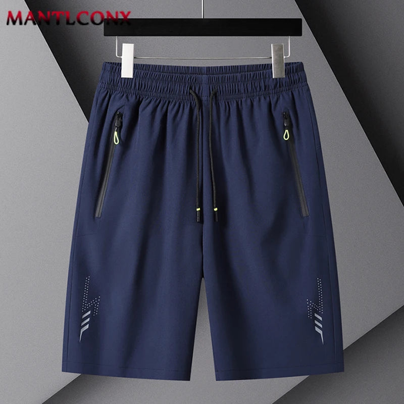 Sommer Herren Shorts Coole Sportbekleidung Laufshorts Lässige Hosen Fitnessstudio Training Jogging Kurze Hosen Herren Schwarz Grau