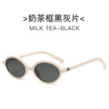 Ins 2025 Luxus Designer UV400 Sonnenbrille Frauen Männer Neue Trendy Oval Sonnenbrille Damen Vintage Kleine Runde Gafas De Sol