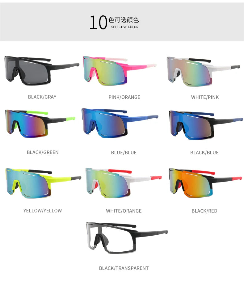 Radfahren Sonnenbrille UV Schutz Winddicht Gläser Für Männer Frauen Polarisierte Linse Wandern Straße Reiten Fahrrad Sport Brille Brillen