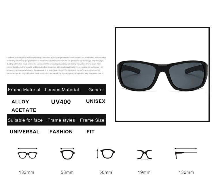 Klassische Quadratische Sonnenbrille Männer Frauen Marke Design Anti-glare Spiegel QS930 Sonnenbrille für Männer Fahren Sport Brille UV400