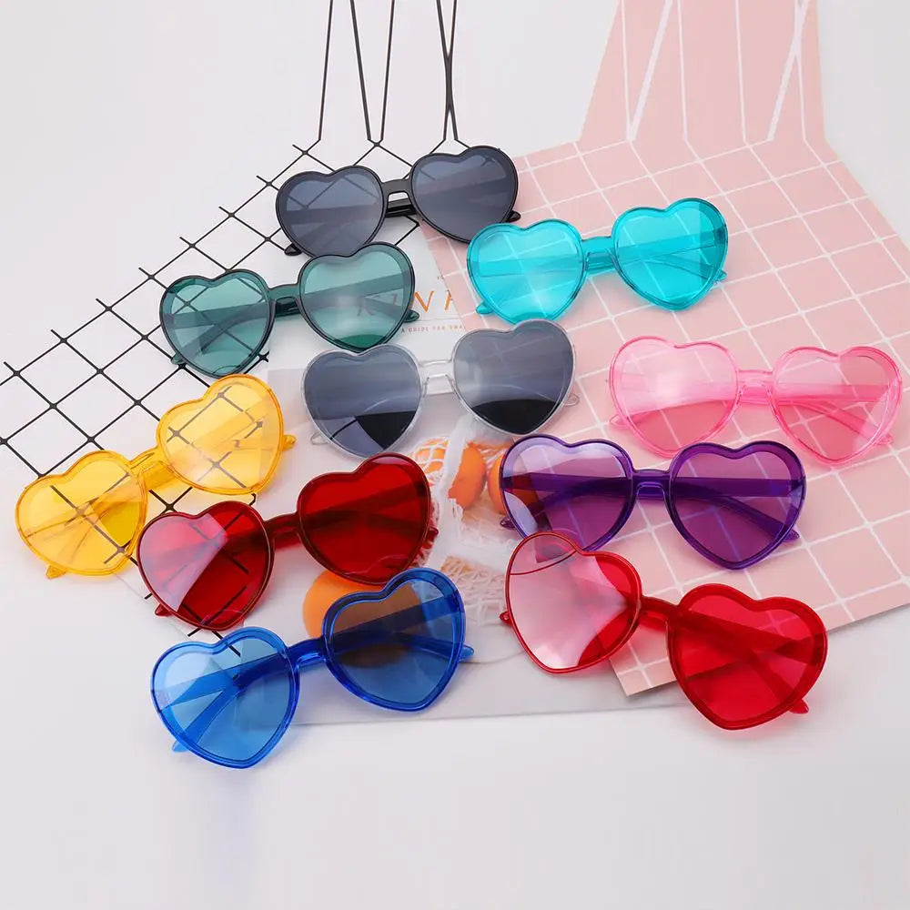 Herz Sonnenbrille für Frauen Männer Randlose Gradienten Sonnenbrille UV400 Weibliche Sommer Shades Luxus Marke Design Damen Brillen 2025