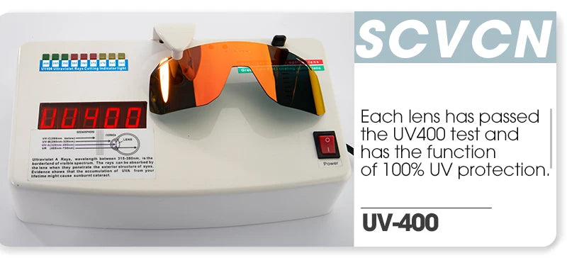SCVCN Fahrradbrille, Fahrrad, Mountainbike, Wandern, Camping, Golf, UV400, Sonnenbrille, Sportschutzbrille für Männer und Frauen, Baseball