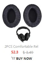 1 paar Ohr Ohrpolster-kissen Ersatz Drahtlose Kopfhörer Headset Schwamm Abdeckung Für Logitech H800 H 800 Kopfhörer Zubehör