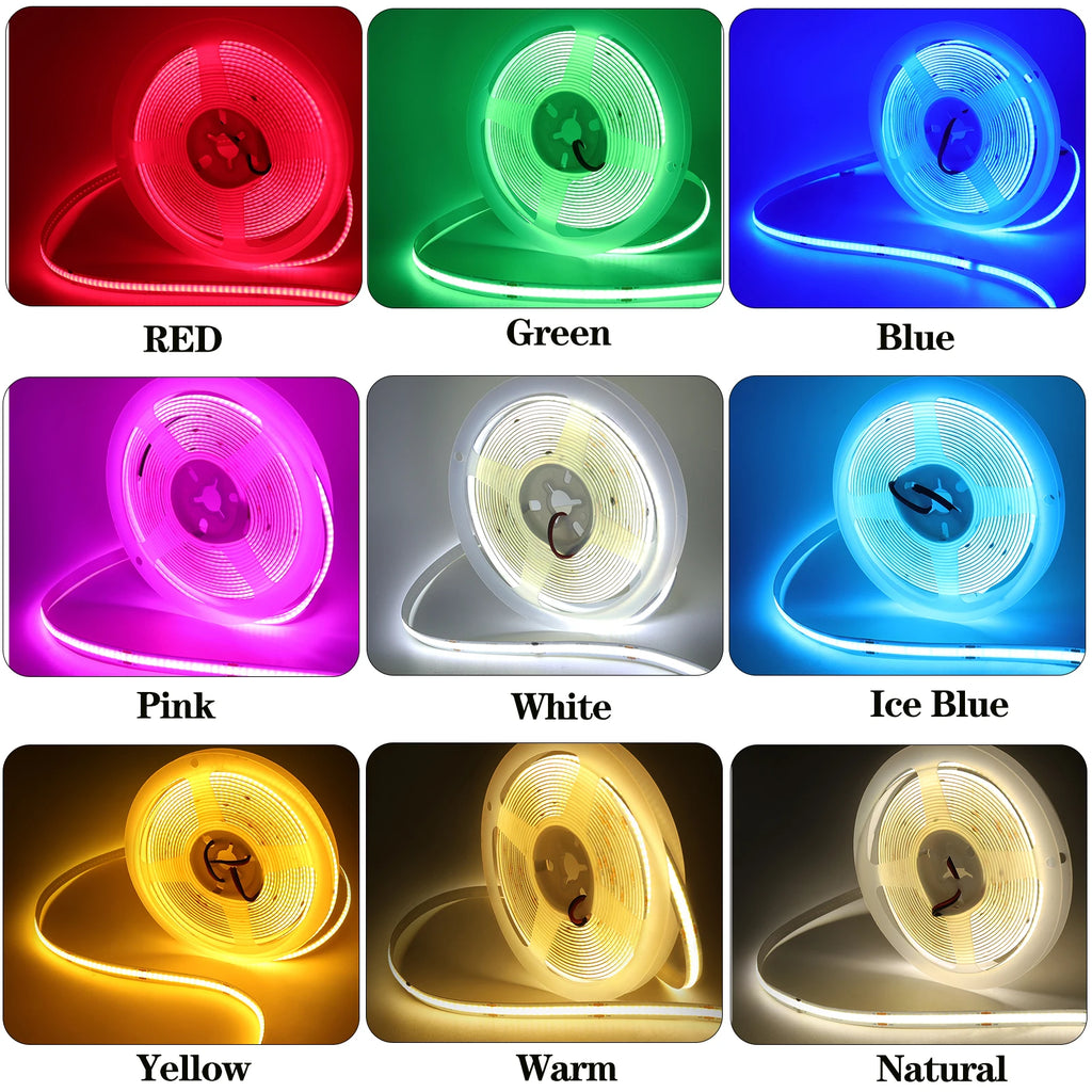 Neue 5V LED COB Licht Streifen Dimmbar Mit Touch Sensor/EIN OFF Schalter USB Flexible LED Band Weihnachten TV Hintergrundbeleuchtung Klebeband