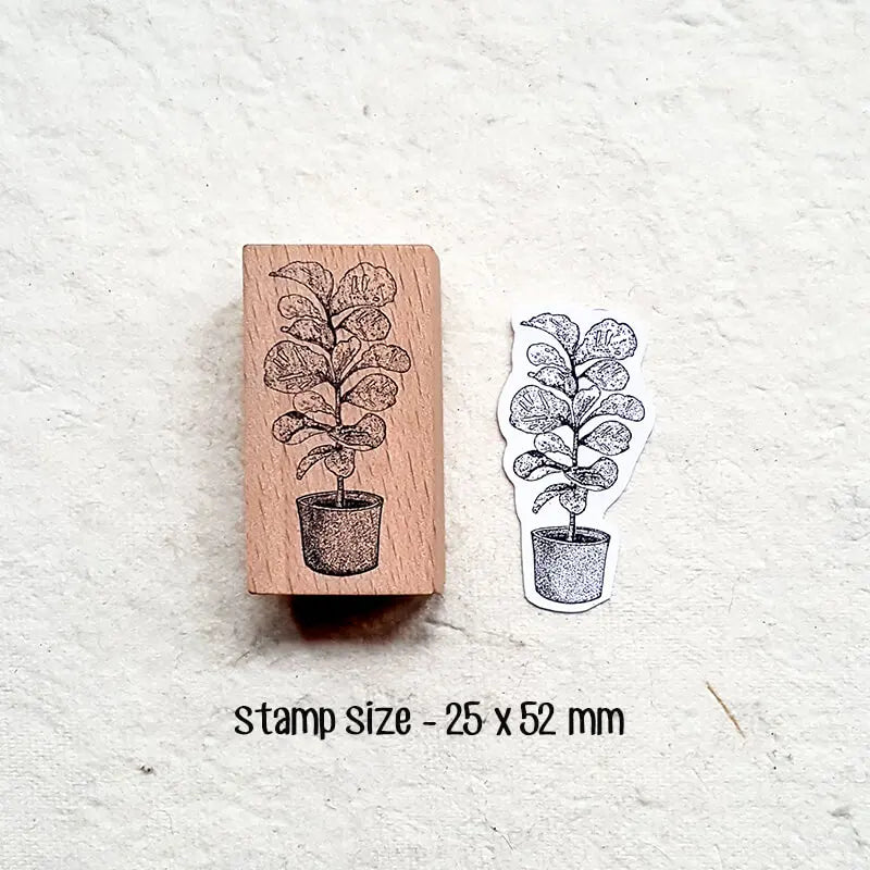 Scrapbooking Stempel Zimmerpflanzenliebhaber Alocasie Anthurium Begonie Tagebuch Dekoration Journaling Holzstempel