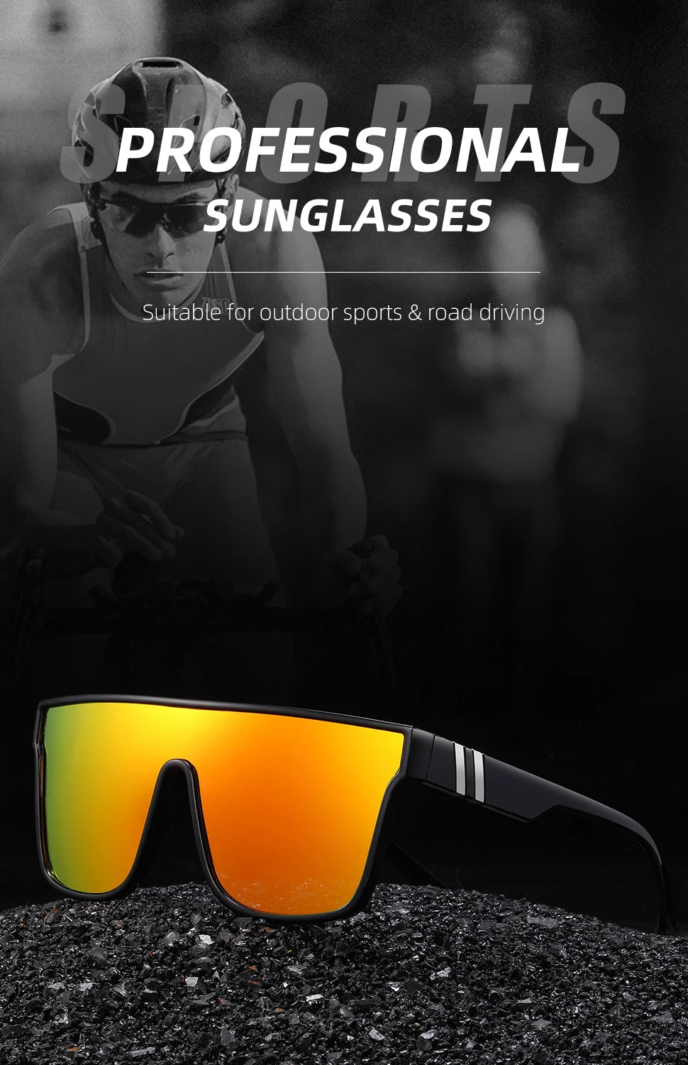2024 brandneue Angels onnen brille Männer Frauen quadratische Brille Outdoor-Sport brillen Fahr schirme männliche Sonnenbrille