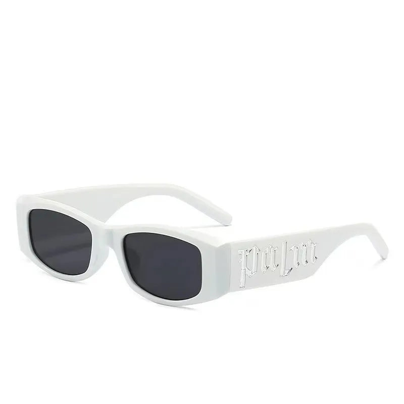 Sonnenbrille weiblich ins Straße Schießen Sonnenschutz Internet Celebrity Brille funky konkave Form kleine Rahmen Sonnenbrille 5326