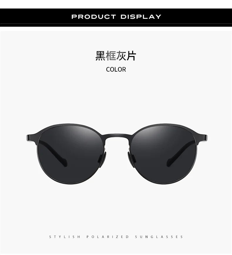 Polarisierte Sonnenbrille Fahren UV400 Schutz Sport Unisex Metall Brille Mode Blenden Halbrahmen Männer Fahrrad T522