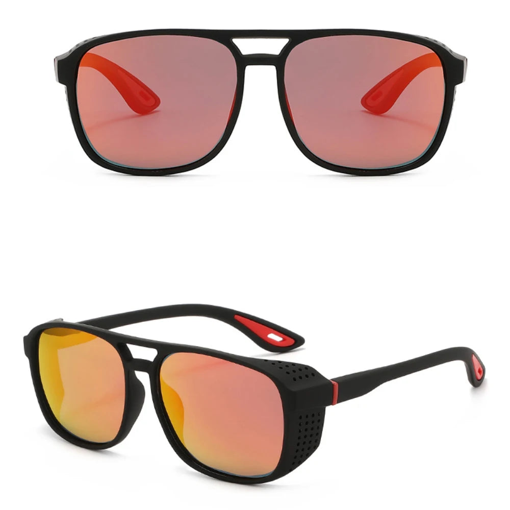 Outdoor-Sportbrillen, stilvolle Angel- und Fahrradbrillen für Herren, UV400-Sonnenbrillen, Retro-polarisierte Sport-Sonnenbrillen zum Einkaufen im Freien