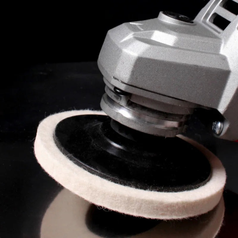 50 mm/75 mm Wollpolierscheibe, Winkelschleifer, Filz-Polierpads für Metall, Marmor, Glas, Keramik, Polierscheibe, professionell