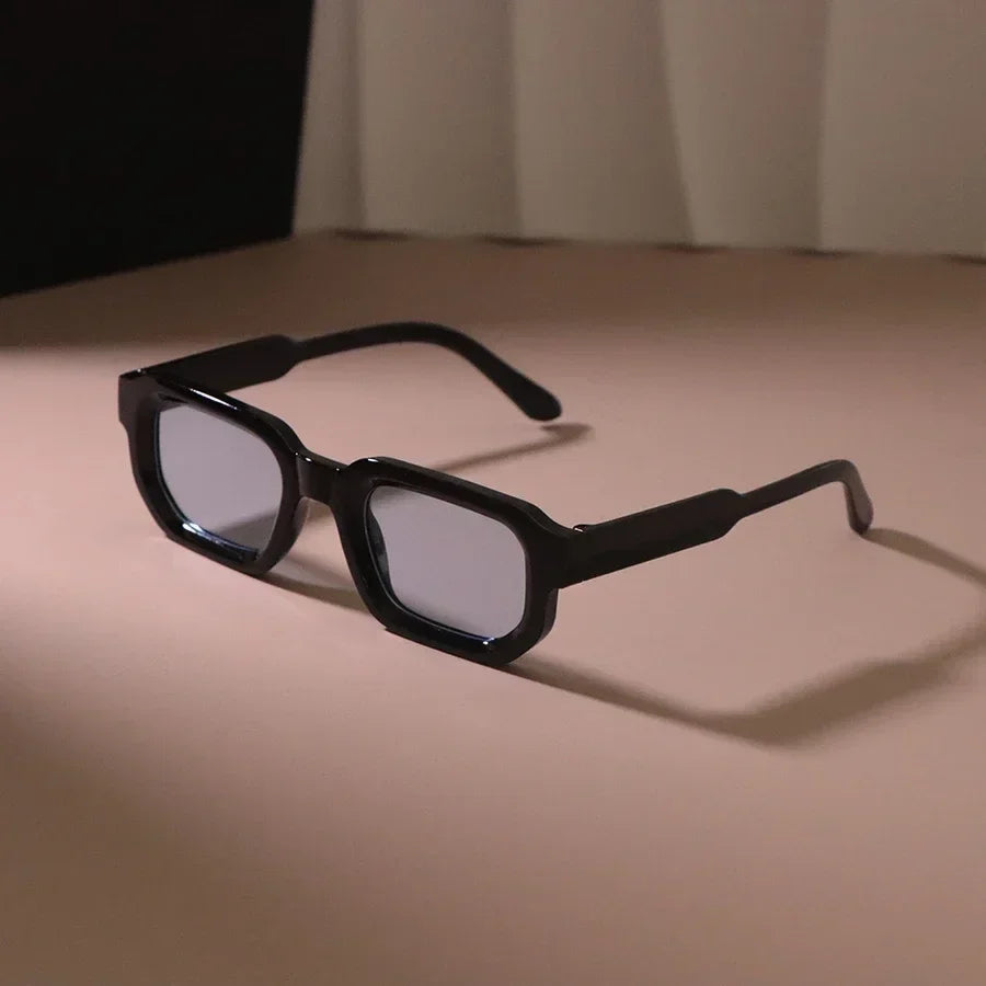 Neue rechteckige Sonnenbrille Frauen Männer luxuriöse Marke Designer lässige Sonnenbrille weibliche männliche Kunststoff Persönlichkeit Outdoor-Brillen