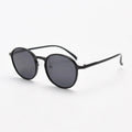 Sonnenbrille mit rundem Rahmen und rundem Rahmen, klassisches ultraleichtes Design, UV-beständige Brille, Vintage, trendige Fahrsonnenbrille für Herren und Damen