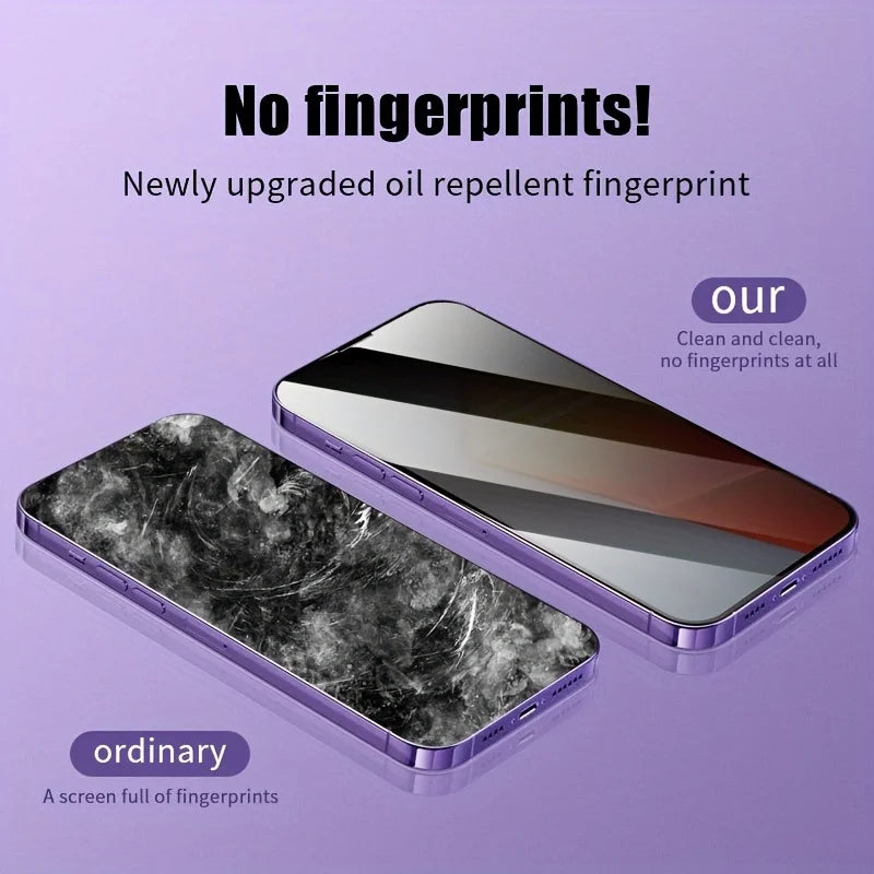 Anti-Spy gehärtetes Glas für iPhone 13 12 Mini 11 14 15 Plus 16 Pro Max 17 Air 16e Privatsphäre Displayschutzfolie iPhone XR X XS Max 7 8 Film