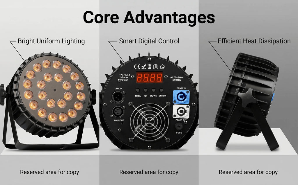 LED Par licht 24x18W RGBWA UV 6in1 led Bühne licht beruf Bühne beleuchtung Aluminium gehäuse dj waschen licht