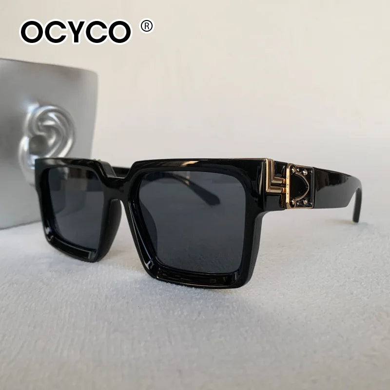 Klassische Quadratische Sonnenbrille Männer Frauen Luxus Marke Designer Brillen Luxus Retro Hohe Qualität Shades Brillen UV400