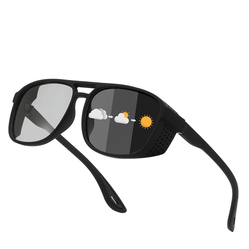 Outdoor-Sportbrillen, stilvolle Angel- und Fahrradbrillen für Herren, UV400-Sonnenbrillen, Retro-polarisierte Sport-Sonnenbrillen zum Einkaufen im Freien