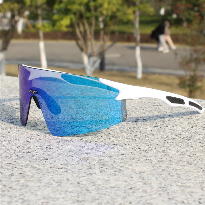 NRC Radfahren Sonnenbrille 1 objektiv UV400 TR90 Sport Fahrrad Brille MTB Mountainbike Angeln Wandern Reiten Brillen für Männer Frauen