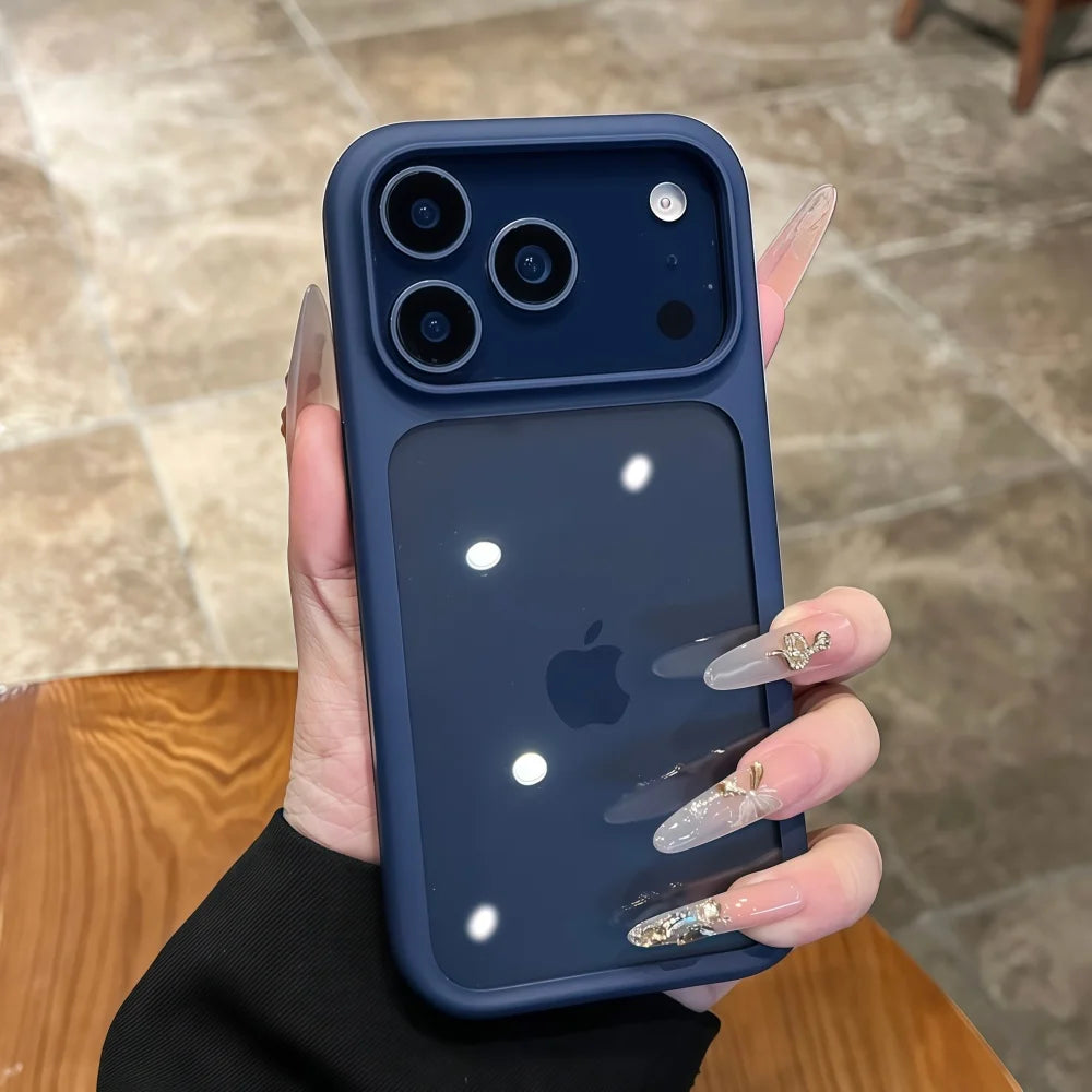Intelligente Kamera-Touch-Taste, kristallklare Handyhülle für iPhone 17 Pro Max 17 Pro 17 Air, transparente, stoßfeste Abdeckung