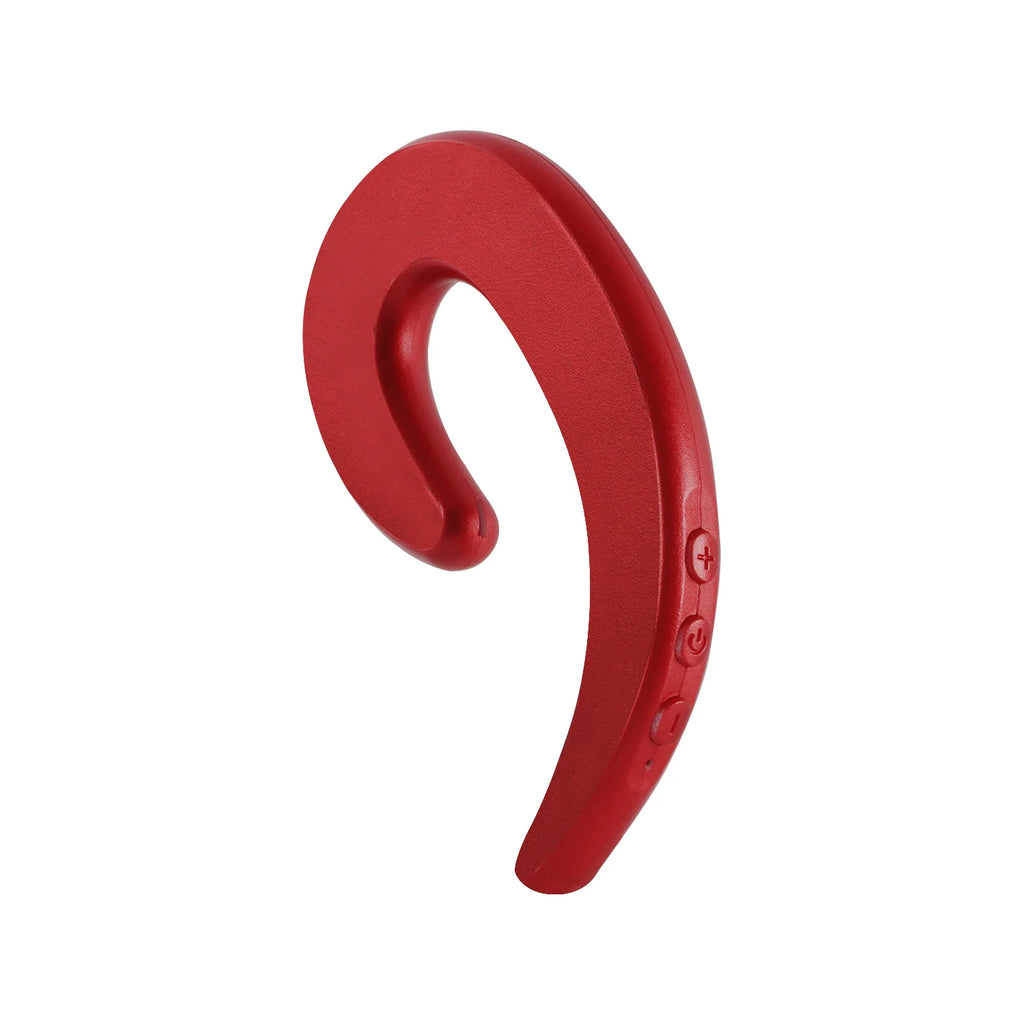 Bluetooth 4.1 Kopfhörer, kabellos, Einzelohr-Knochenleitungs-Headset mit Mikrofon, leicht, schmerzlos, Ohrhörer zum Aufhängen für Sport