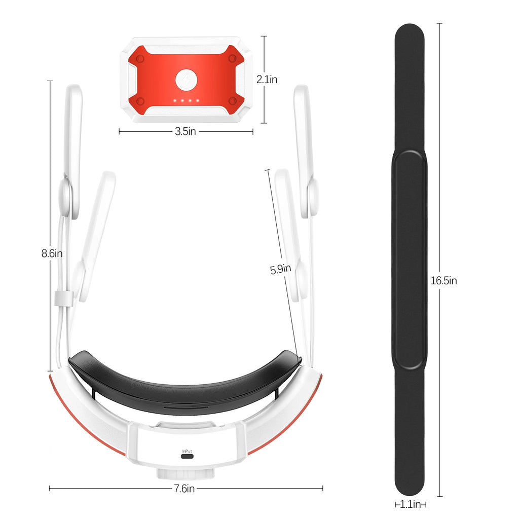 Kopfband mit Akku für Meta/Oculus Quest 2, verstellbares Elite-Gurt-Ersatzzubehör für Oculus/Meta Quest 2