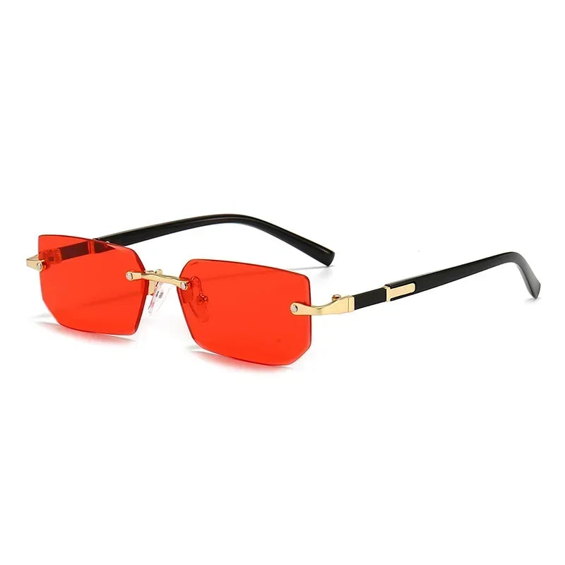 Mode High Definition Sonnenbrille Männer Damen Blau Licht Blockieren Augenschutz Brillen Randlose Quadratische Rahmen Brillen Goggle