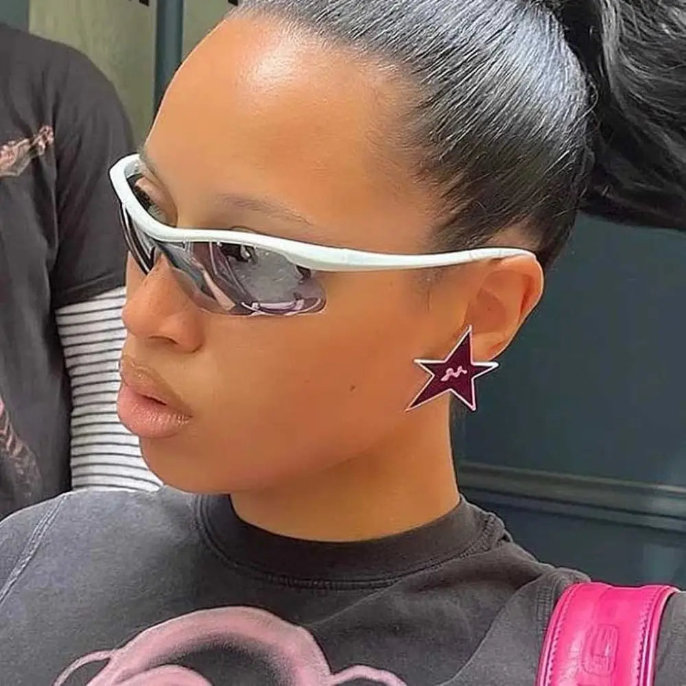 Outdoor-Sport Sonnenbrille Mode Frauen Männer halb randlose Sonnenbrille Fahrrad brille Fahrrad brille