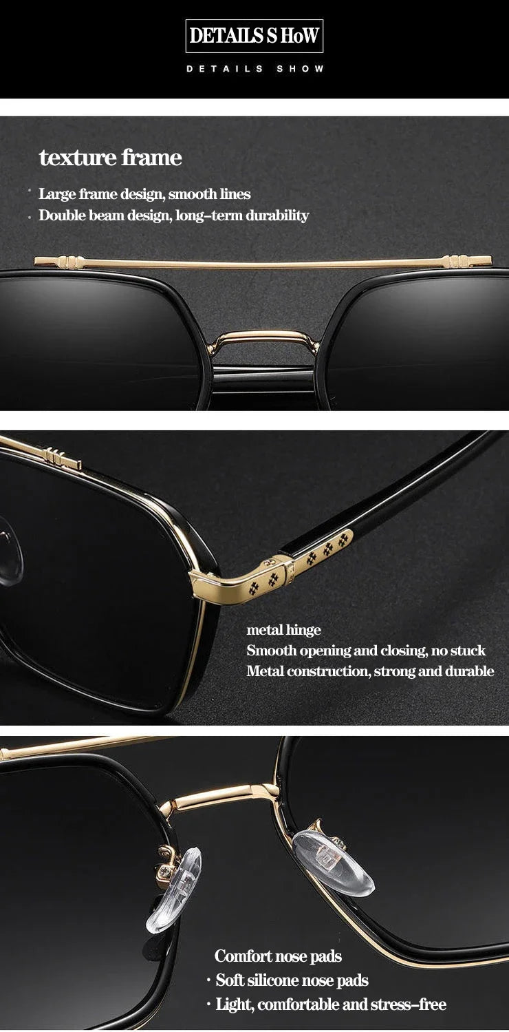 Polarisierte HD-Sonnenbrille für Männer und Frauen, Anti-UV-Angeln, Fahren, Bergsteigen, Brillen, Outdoor-Sport, langlebig
