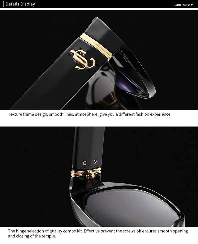 2025 neue Moderne Sonnenbrille Frauen Männer Ins Internet Celebrity Modell Cat Eye Sonnenbrille Weibliche Klassische Goggle Gafas De Sol UV400