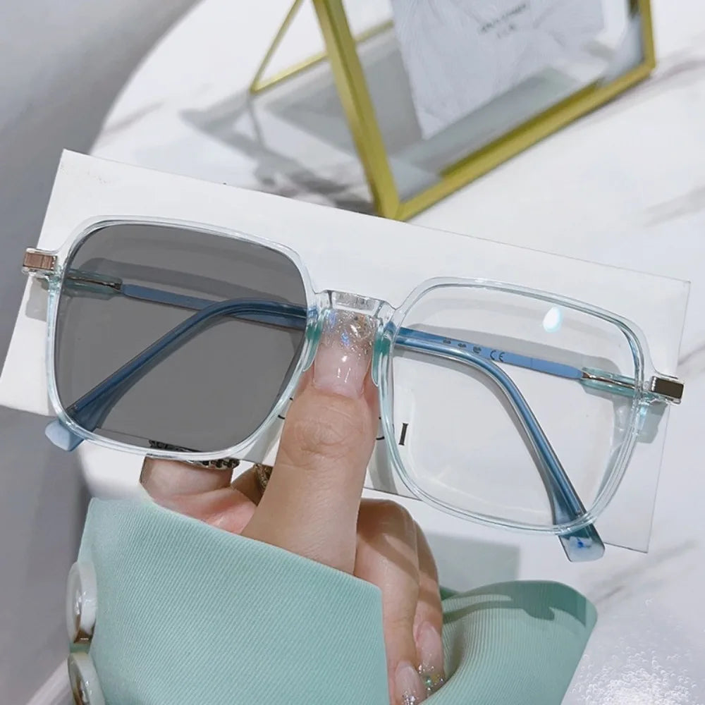 Photochrome Anti-Strahlungs-Brille, Metallbrille für Damen und Herren