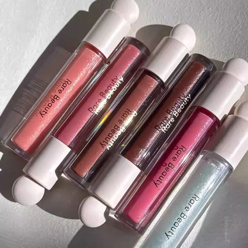 SELTENER SCHÖNHEIT 6-Farben-Beam Fine Blaze Sparkling Lippenstift und glatter Lipgloss Eine natürliche Schönheit, die Ihren Teint akzentuiert