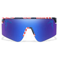 Herren Damen Radsport-Sonnenbrille Große Linse Winddicht UV400 Schutzbrille Outdoor-Sport Laufen Klettern Fahrrad MTB Brille