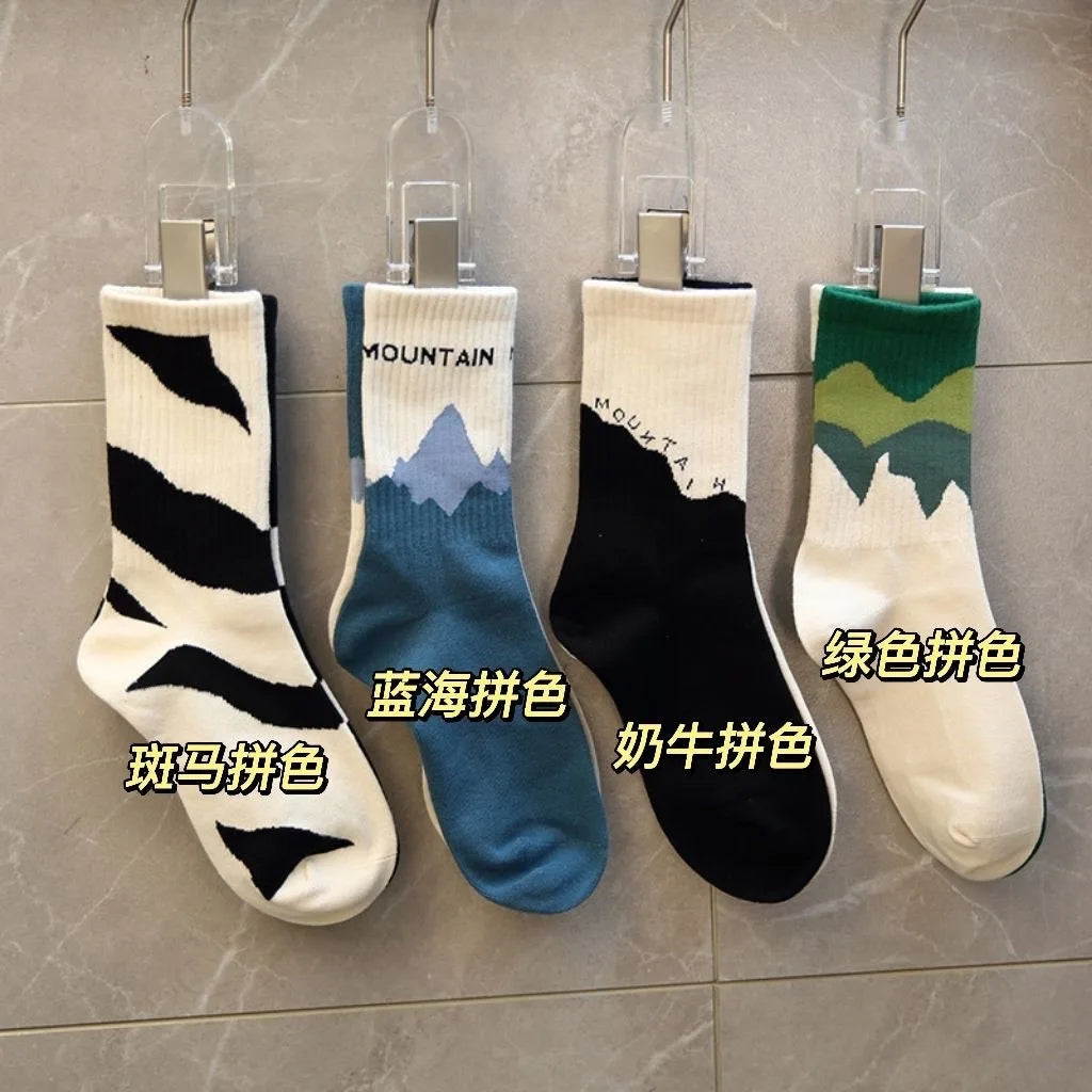 5Pairs Atmungsaktive Baumwolle Sport Strümpfe Männer Bambus Faser Herbst und Winter Männer Socken Schweiß Absorption Deodorant Business Sox