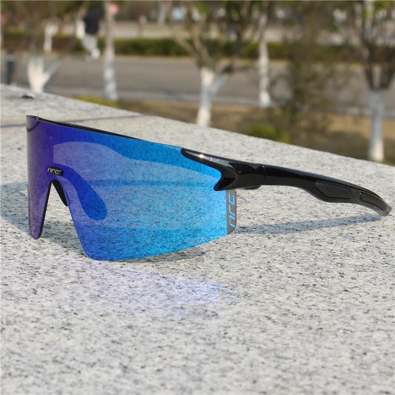 NRC Radfahren Sonnenbrille 1 objektiv UV400 TR90 Sport Fahrrad Brille MTB Mountainbike Angeln Wandern Reiten Brillen für Männer Frauen
